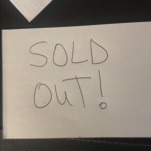 NO LONGER AVAILABLE!!!!!!!! SOLD OUT!!!!!!